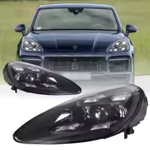 Plug and Play Light Emitting Diode Headlamp Assembly for Porsche Cayenne set